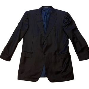 Ermenegildo Zegna Black Notch Lapel Blazer